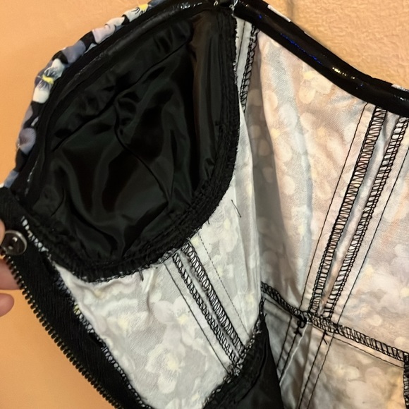 H&M Strapless Front Zipper Pink Purple Periwinkle Bustier Mini Dress 4 - Picture 9 of 16